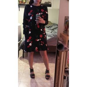 Oscar de la Renta floral jacquard dress